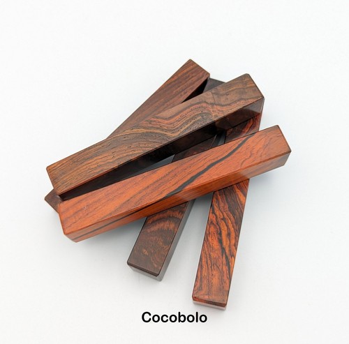Cocobolo pen blanks exotic - cocobolo,