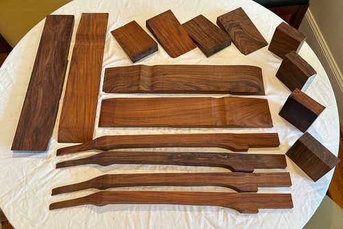 Large lot cocobolo rosewood - large,