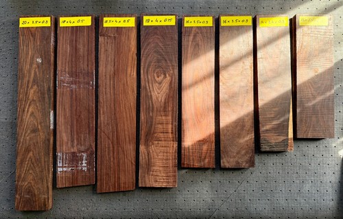 Cocobolo set approx - cocobolo,